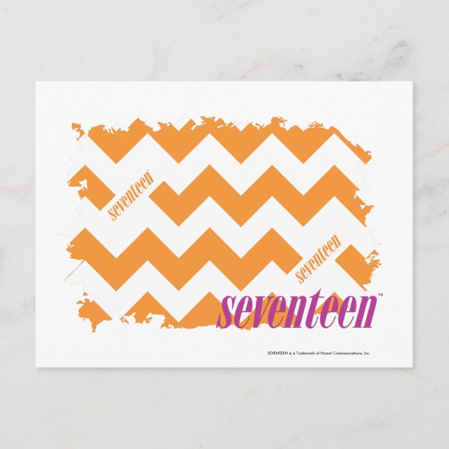 ZigZag Orange 4 Postcard (Front)