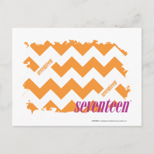ZigZag Orange 4 Postcard