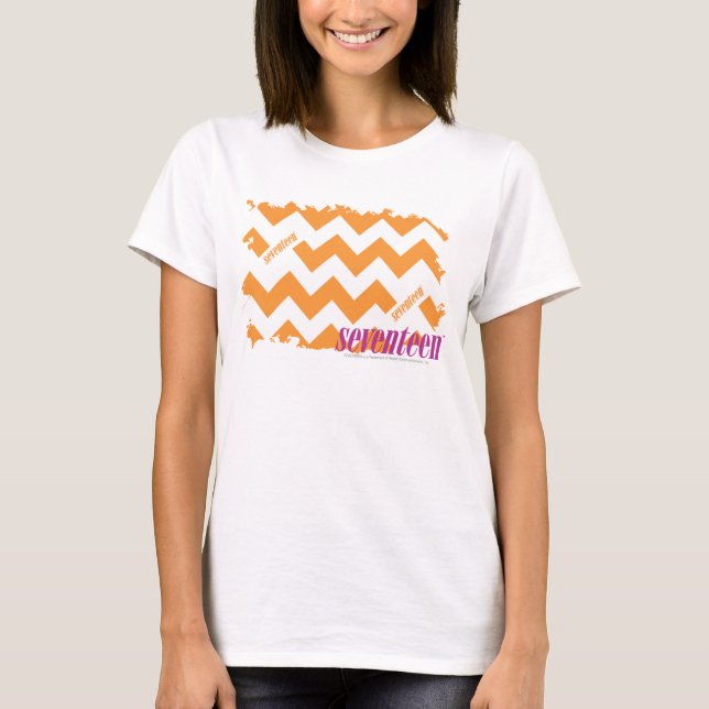 ZigZag Orange 4 T-Shirt (Front)