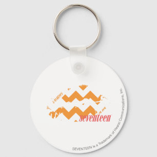 ZigZag Orange Key Ring