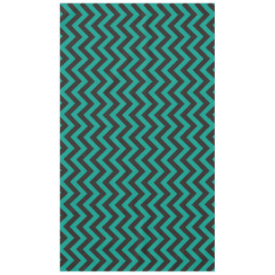 ZIGZAG pattern - black + your background & ideas Tablecloth
