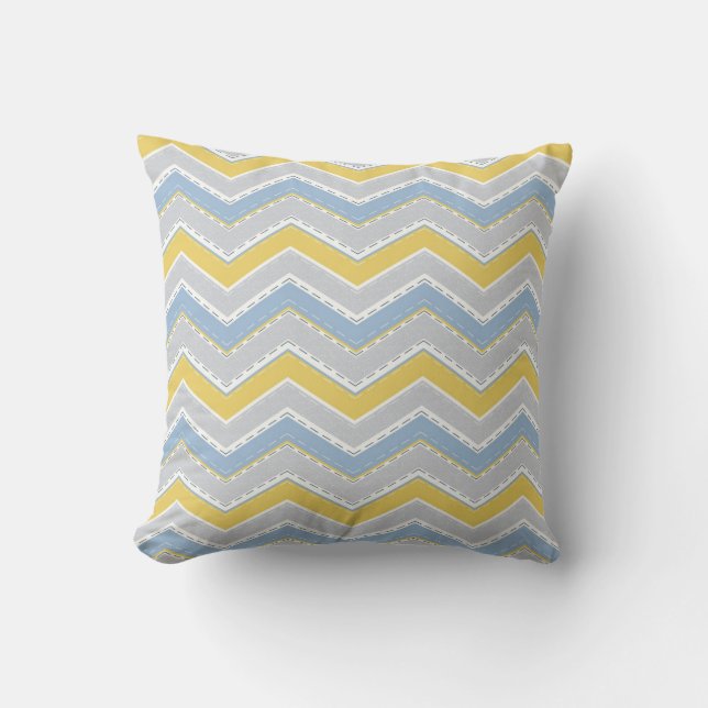 Zigzag pattern  cushion (Front)