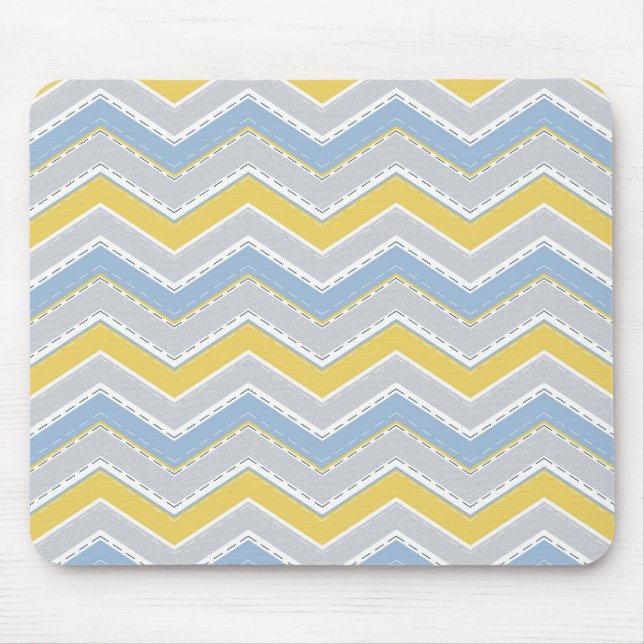 Zigzag pattern mouse mat (Front)