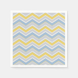 Zigzag pattern napkin