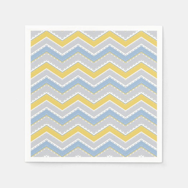 Zigzag pattern napkin (Front)