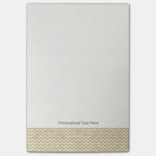 Zigzag pattern post-it notes