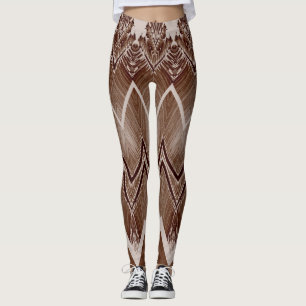 Zigzag pattern "Ratti_Creative_Arts" Leggings