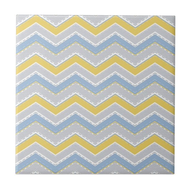 Zigzag pattern tile (Front)
