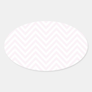 ZigZag Personalisable pattern Background Template Oval Sticker