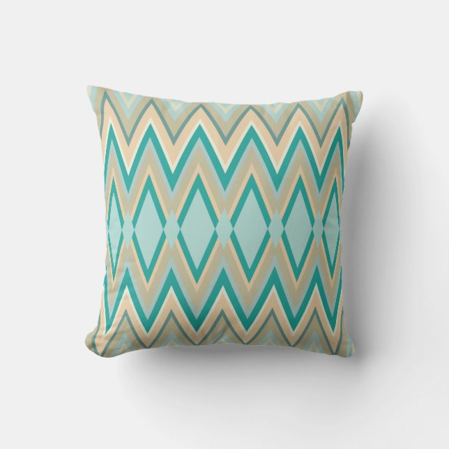 zigzag-phones diagonal cushion (Front)
