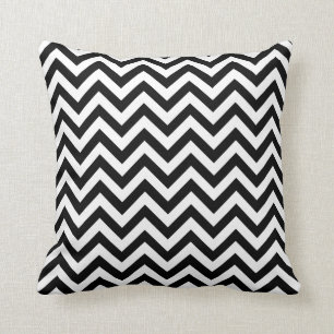 Zigzag Pillow in Black