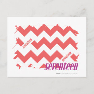 ZigZag Pink 2 Postcard