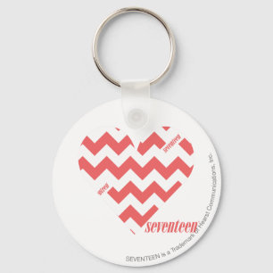 ZigZag Pink 3 Key Ring