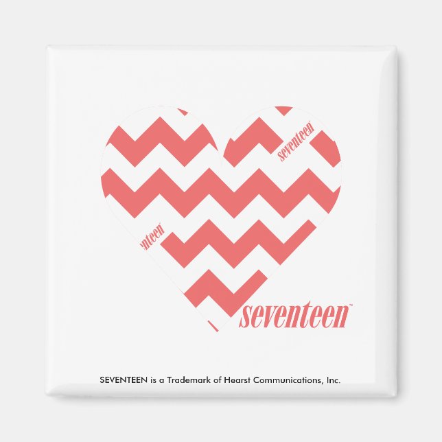 ZigZag Pink 3 Magnet (Front)