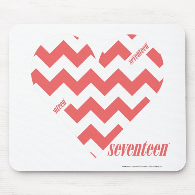 ZigZag Pink 3 Mouse Mat (Front)
