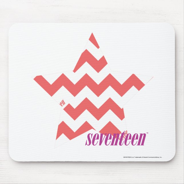 ZigZag Pink 4 Mouse Mat (Front)