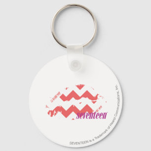 ZigZag Pink Key Ring