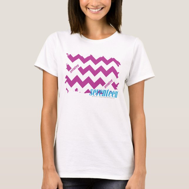 ZigZag Purple 3 T-Shirt (Front)