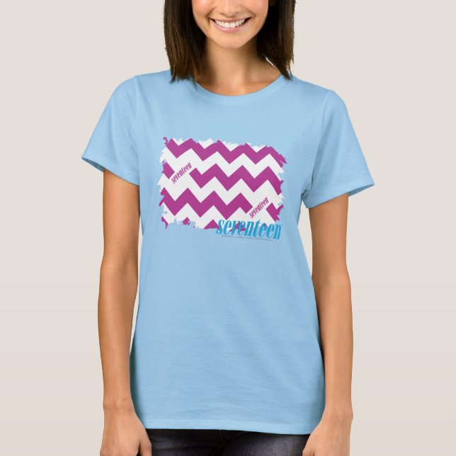 ZigZag Purple 3 T-Shirt (Front)