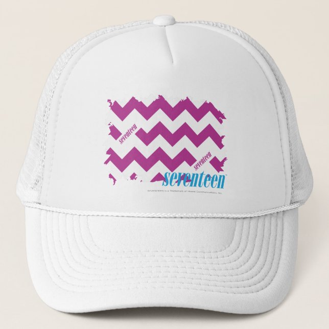 ZigZag Purple 3 Trucker Hat (Front)