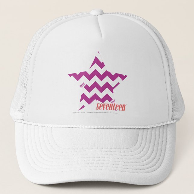 ZigZag Purple 4 Trucker Hat (Front)