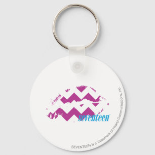ZigZag Purple Key Ring