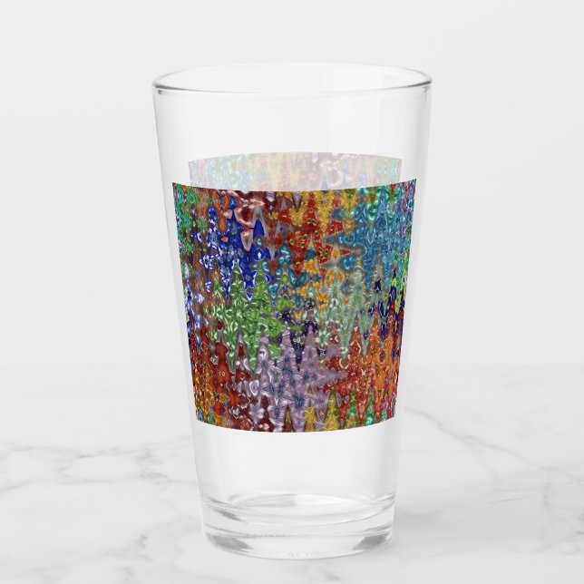 ZigZag Rainbow Glass (Front)