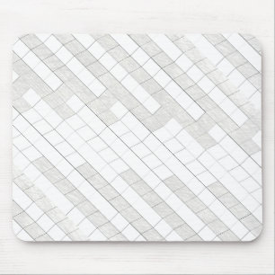 zigzag squares in grey... mouse mat
