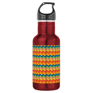 zigzag stripe 532 ml water bottle
