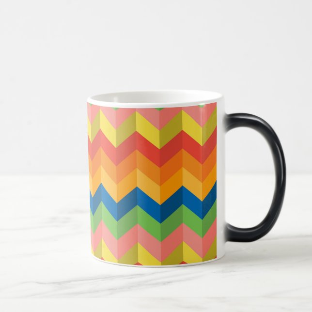 zigzag stripe magic mug (Right)