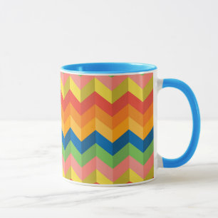 zigzag stripe mug