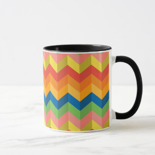 zigzag stripe mug