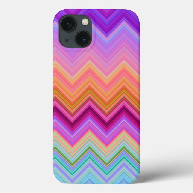 Zigzag Sunset Case-Mate iPhone Case (Back)