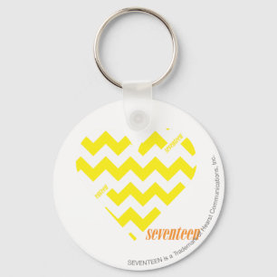 ZigZag Yellow 4 Key Ring
