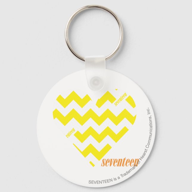ZigZag Yellow 4 Key Ring (Front)