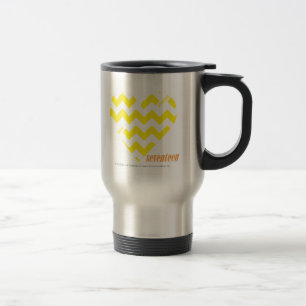 ZigZag Yellow 4 Travel Mug