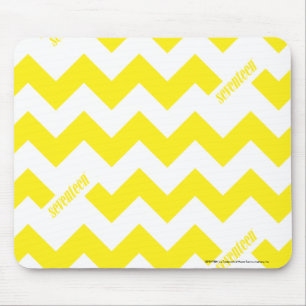 ZigZag Yellow Mouse Mat
