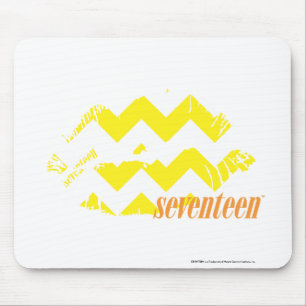 ZigZag Yellow Mouse Mat