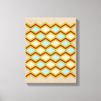Zigzags and Diamonds Abstract Art