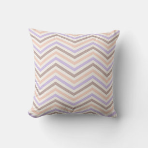 ZigZagZest Blush Pink Lavender Cushion