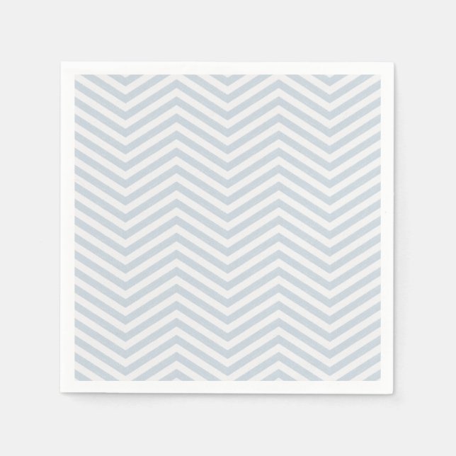 ZigZagZest Mist Blue Napkin (Front)