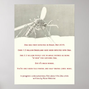 Zika Documentary Poster by RoseWrites