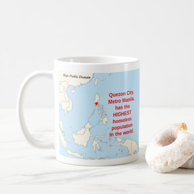 Zika Vector: Nighttime-Biter Culex by RoseWrites Coffee Mug (With Donut)
