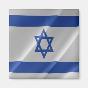 zIL002 Israel, waving FLAG Israel, Fridge Magnet