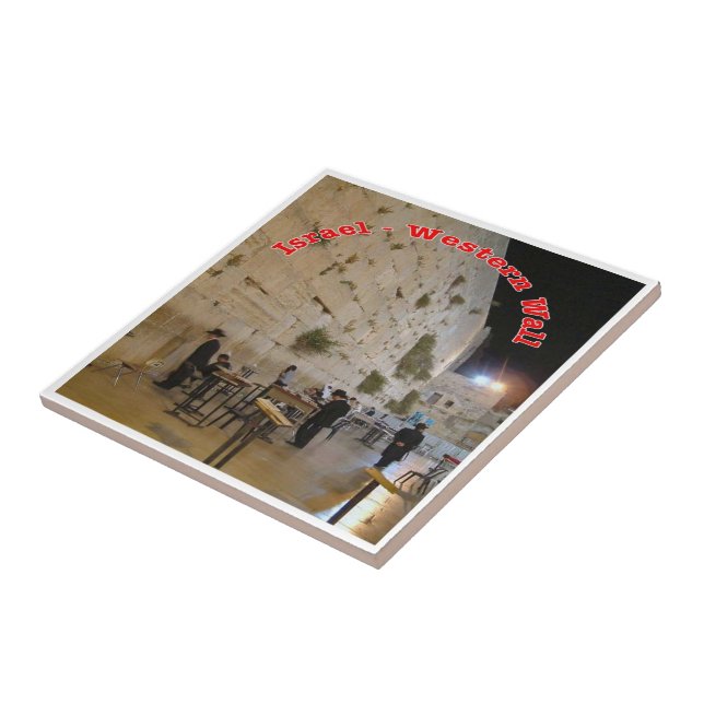 zIL013 WESTERN WOLL Jerusalem, Tile (Side)