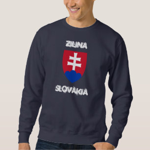 Zilina, Slovakia with coat of arms Sweatshirt