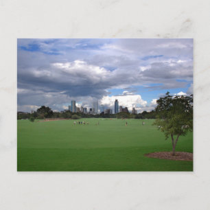 Zilker Park Austin Texas Skyline 3 Postcard