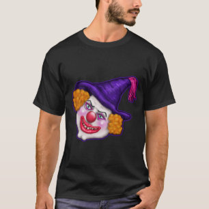Zilko the Creepy Faced Clown   Cherie's Art T-Shirt