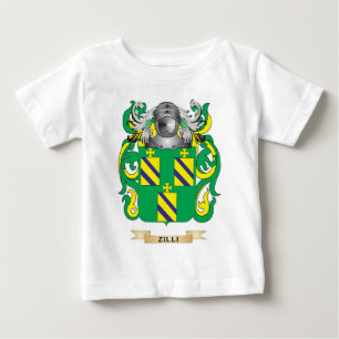 Zilli Family Crest (Coat of Arms) Baby T-Shirt