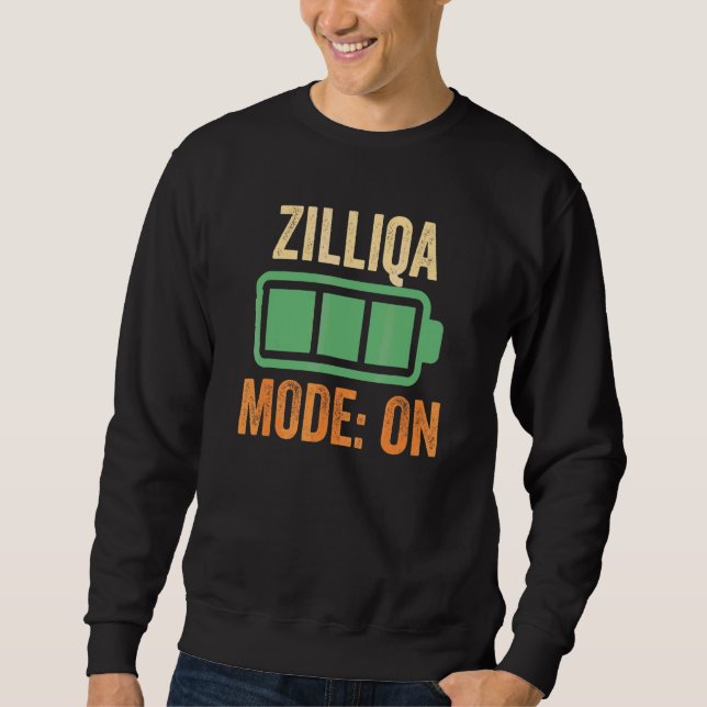 Zilliqa Mode On  Crypto Sweatshirt (Front)